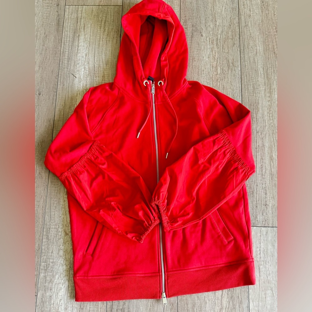 ATHLETA, Sudadera para Mujer, Talla M. Color naranja.